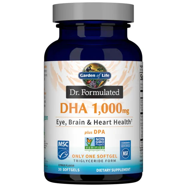 Dr. Formulated DHA 1000mg 30 Softgels